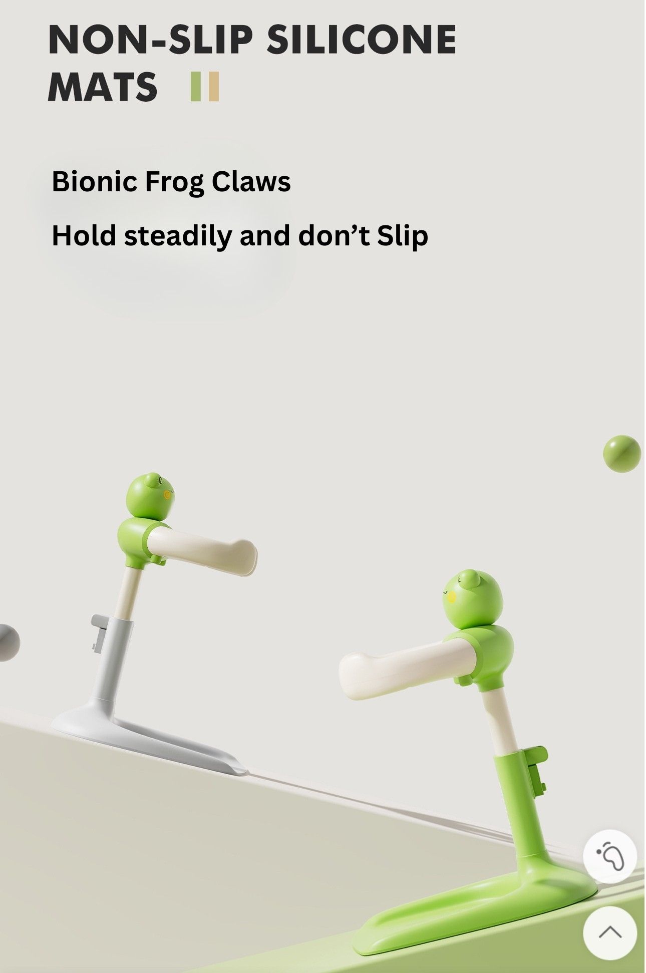 Baby Bath Stand | Adjustable Height & Armrest | Anti-Slip & Stable Base | Antibacterial | 6 Months+ thumbnail