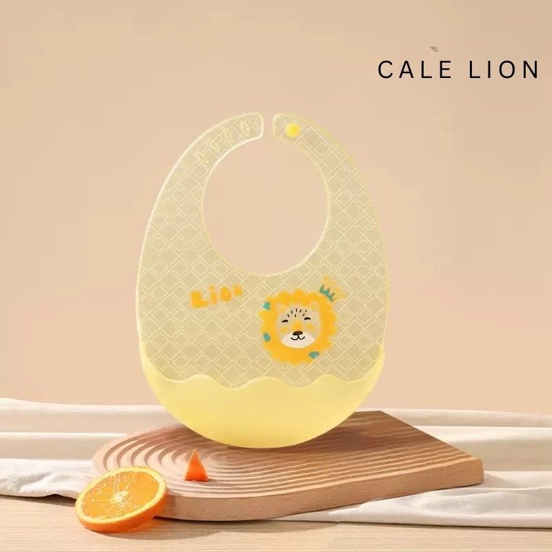 Baby Silicone Bib | Food-Grade | Heat Resistant 200°C | Adjustable Neck | Anti-Spill 3D Pocket | BPA-Free & Odourless thumbnail