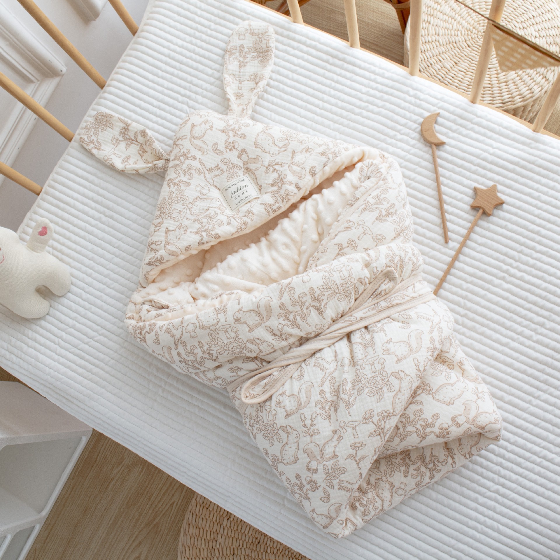 Baby Fur Wrap Blanket - Ultra Soft & Warm for Winter Comfort thumbnail