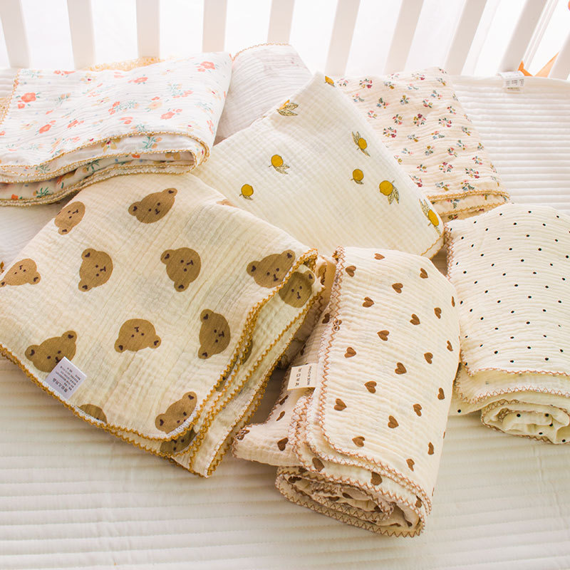 Baby Cotton Summer Blanket - Lightweight, Soft & Breathable for NewBorns