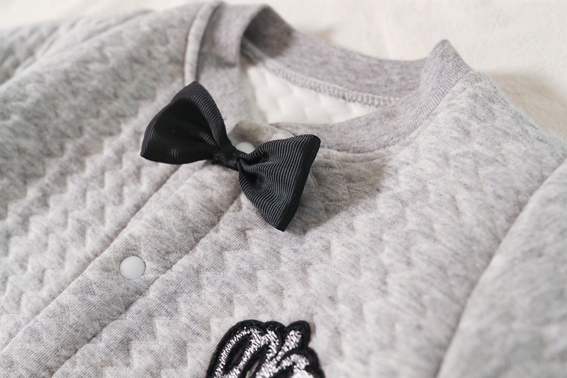 Baby Romper Set with Bow Tie | Soft Cotton Full Sleeve Onesie | Newborn to Toddler thumbnail