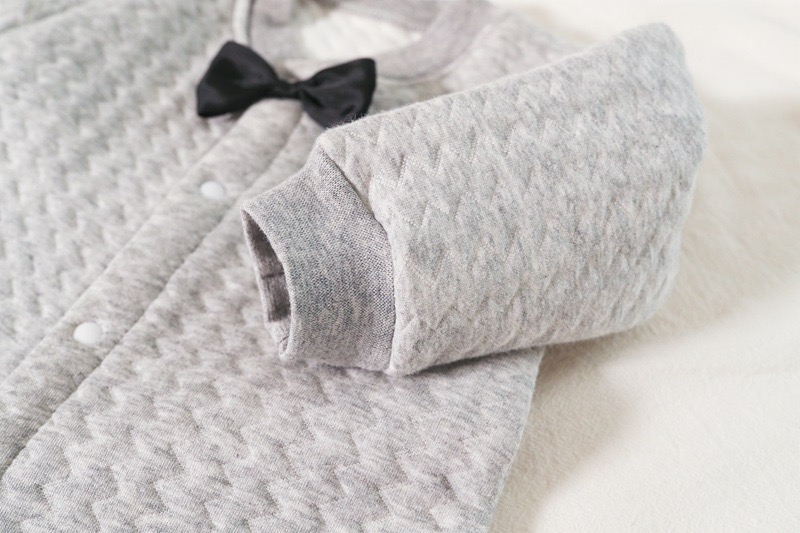 Baby Romper Set with Bow Tie | Soft Cotton Full Sleeve Onesie | Newborn to Toddler thumbnail